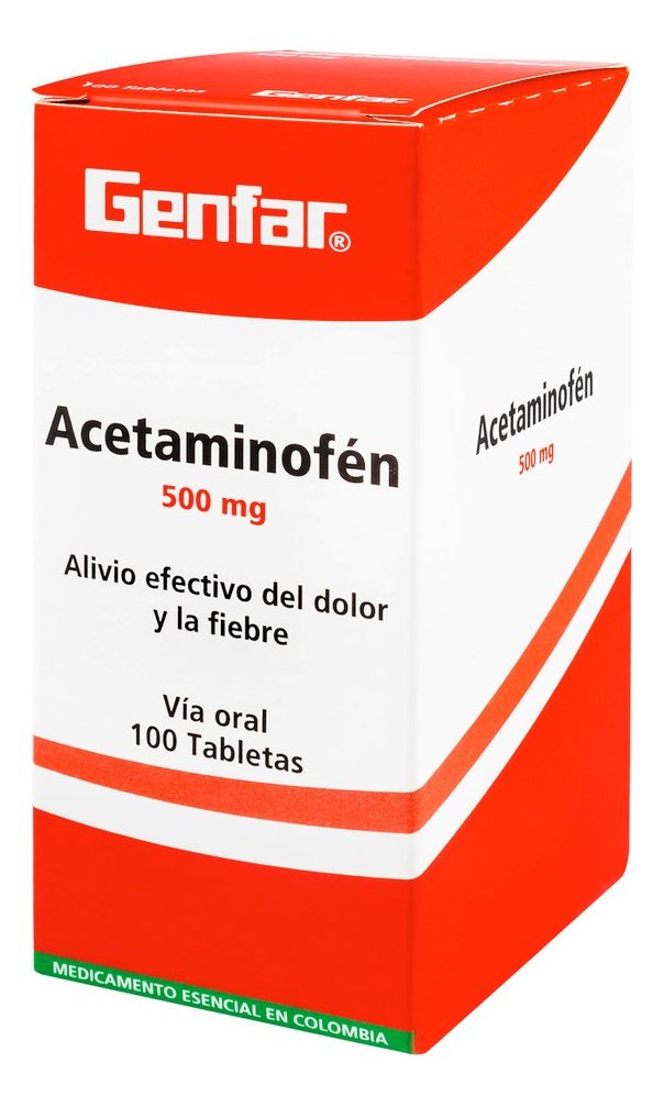 Acetaminofén 500mg x20